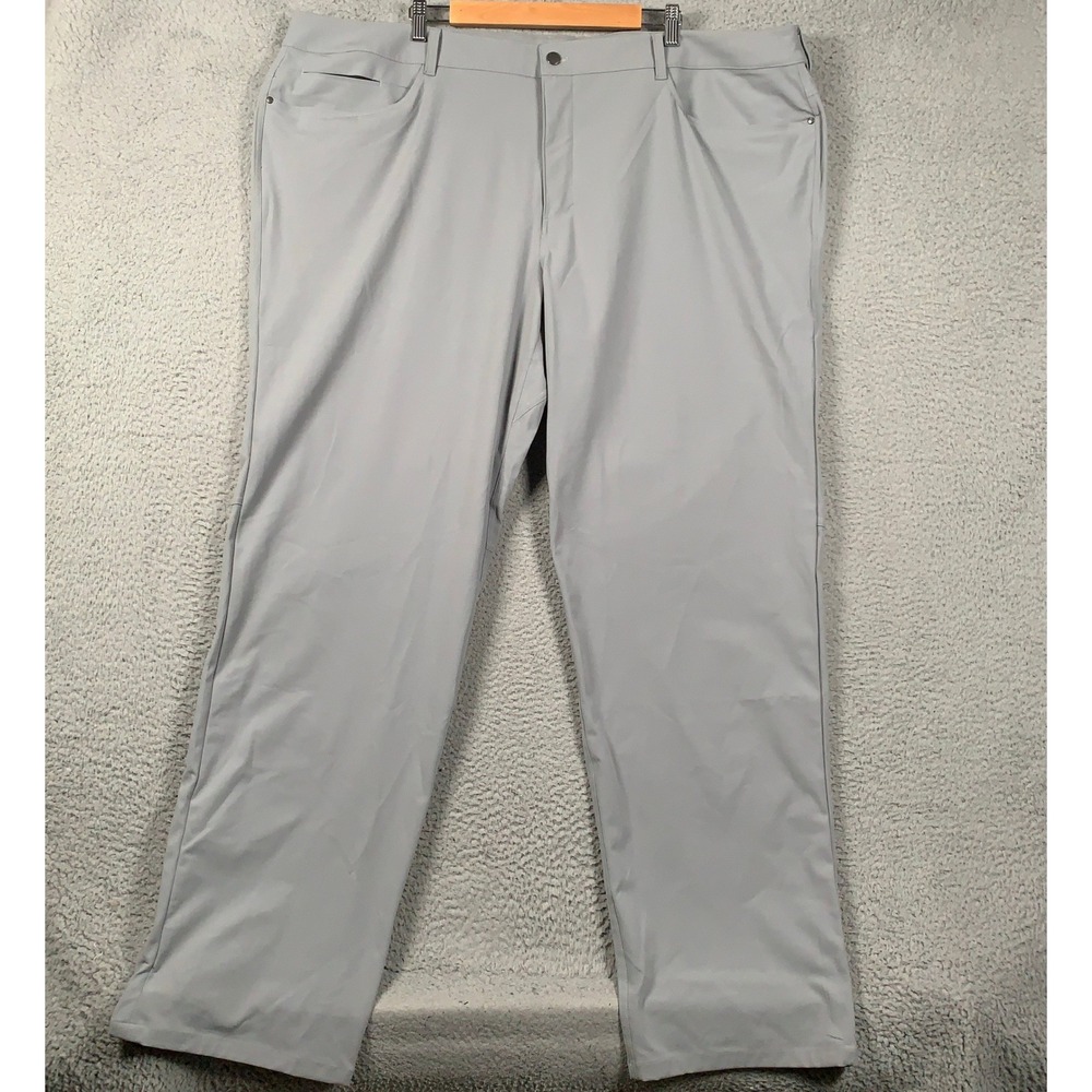 Lululemon ABC Relaxed-Fit Pant Men's 48 x 36 Grey Warpstreme Straight Leg Chino